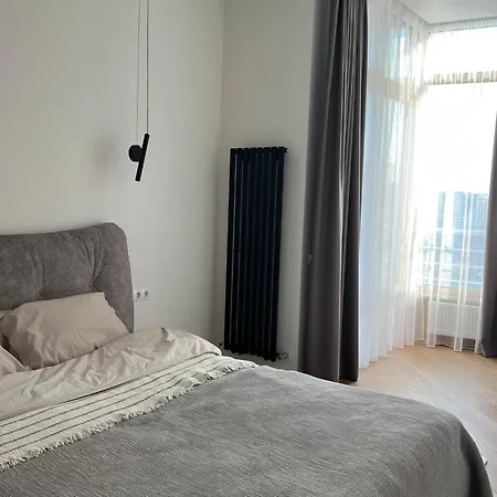 современная с видом на море рядом с парком шевченко, тихий центр, ланжерон 公寓