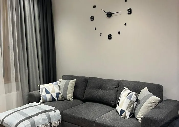 современная с видом на море рядом с парком шевченко, тихий центр, ланжерон 公寓